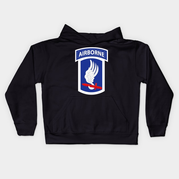 173rd Airborne Brigade wo Txt Kids Hoodie by twix123844